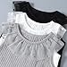 ROMPERINBOX Toddler Tank Tops Girls 3 Pack Black White Gray Ribbed Knit Multipacks Halter Top Camisoles Undershirt (BK/WH/GY 001,4T)
