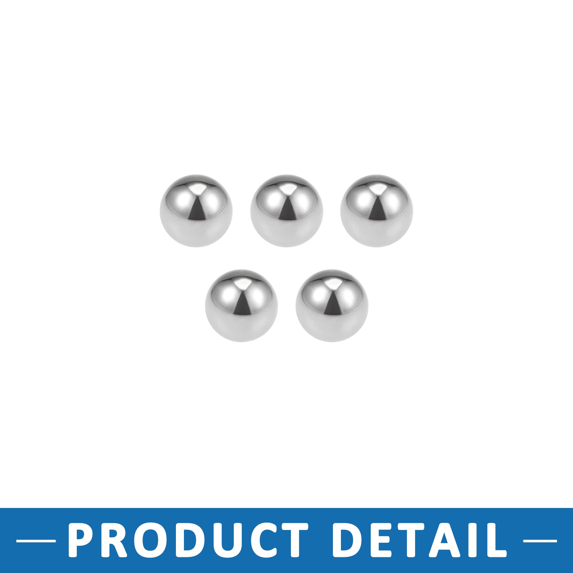 A ABSOPRO Sfere 5.5mm Cromo Acciaio G10 per Sfere Cuscinetti Ruota (Set di 50)