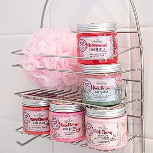 bella amp bear very cherry hand scrub no harmful chemicals cruelty-free vegan-friendly exfoliating 67oz