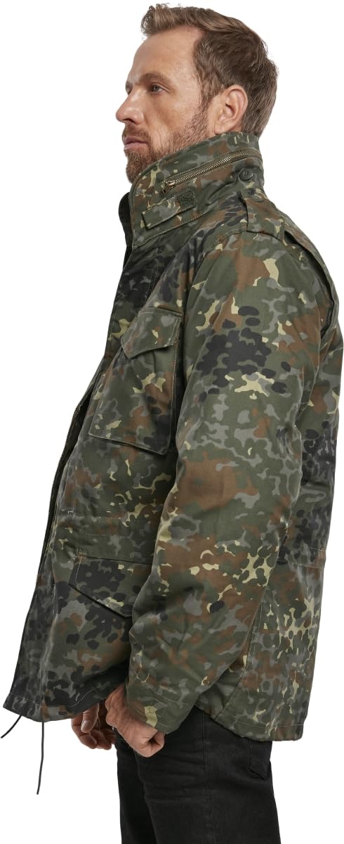 Brandit M65 standardowa kurtka outdoorowa parka M65 B-3108, Wielokolorowy (Flecktarn 14), 5XL