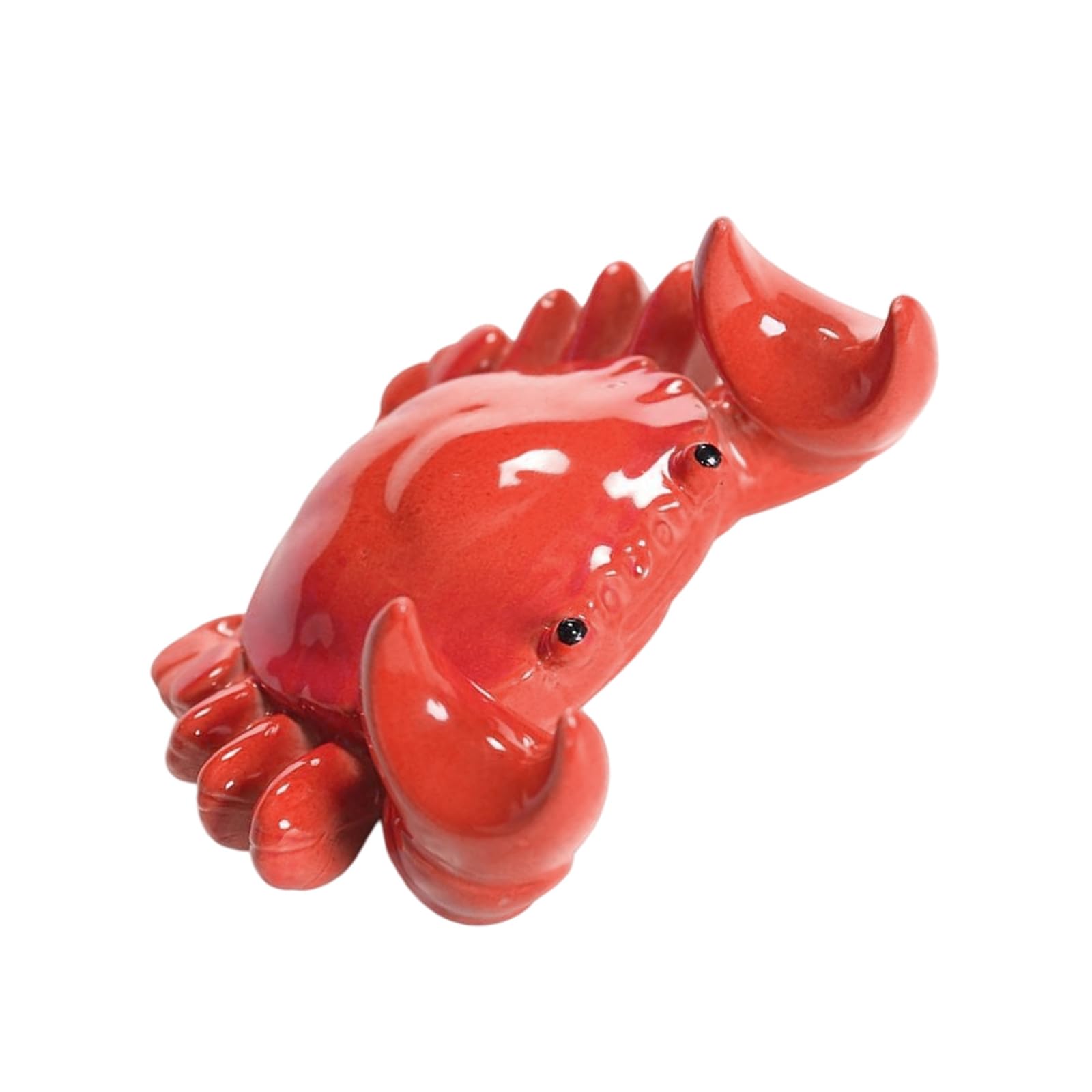 ordinarYone Adorable Cartoon Crabs Shaped Pen Holder Desk Decorations Ceramic Figurine For Adults Fun Decoration