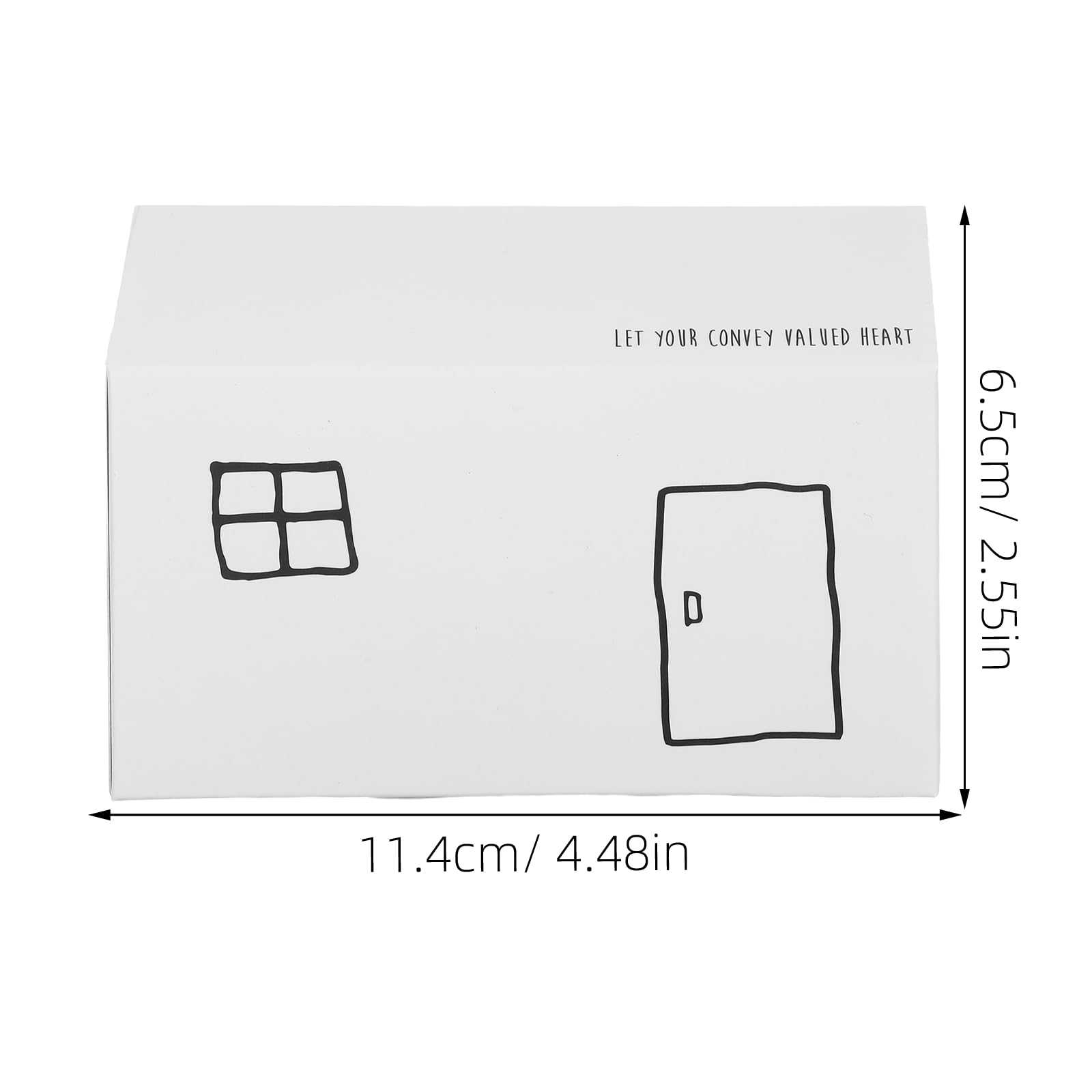 GLEAVI 50 Pièces Boîtes à Bonbons Forme De Maison Boîtes à Dragées Printanières Contenants Papier Pour Fête Décoration De Fête Pour Événements