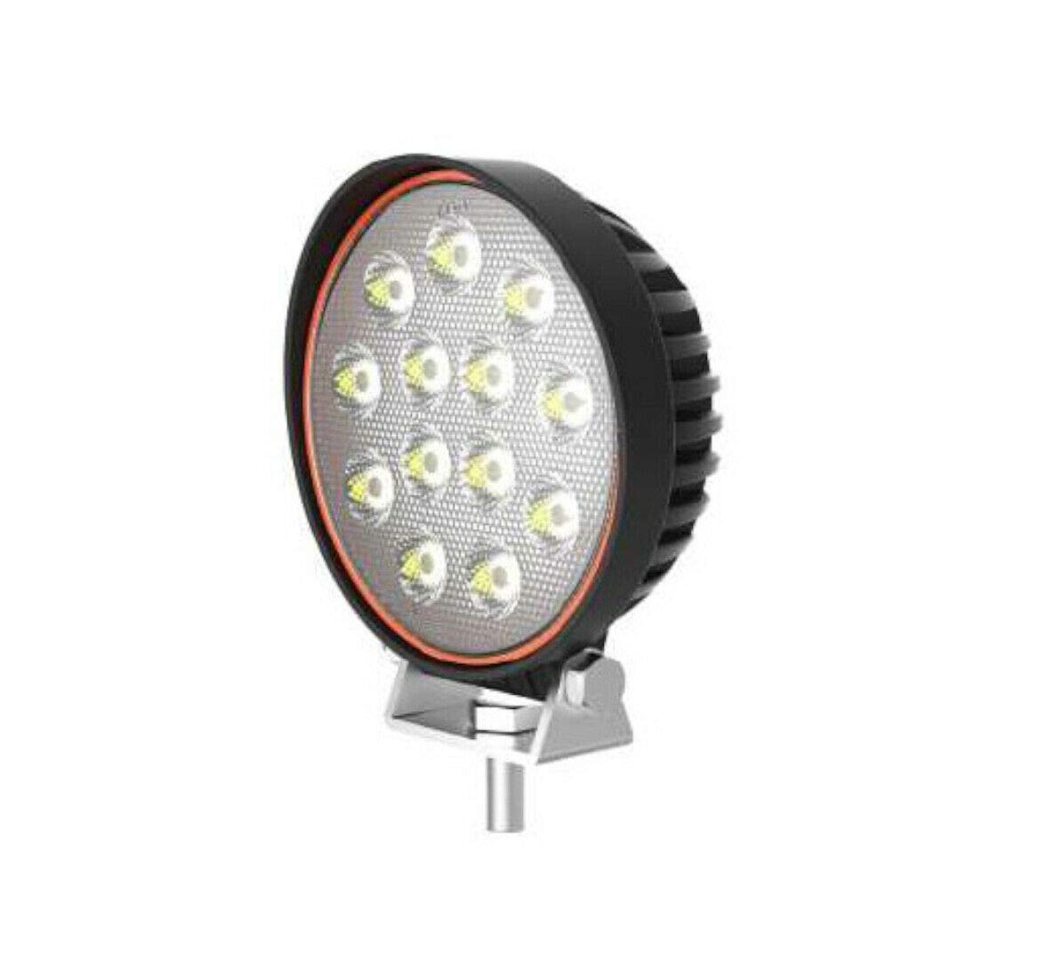 flexzon 8 x 45 W PRO Runde LED-Arbeitsleuchten, Flutlicht, Bagger, Traktor, Bagger
