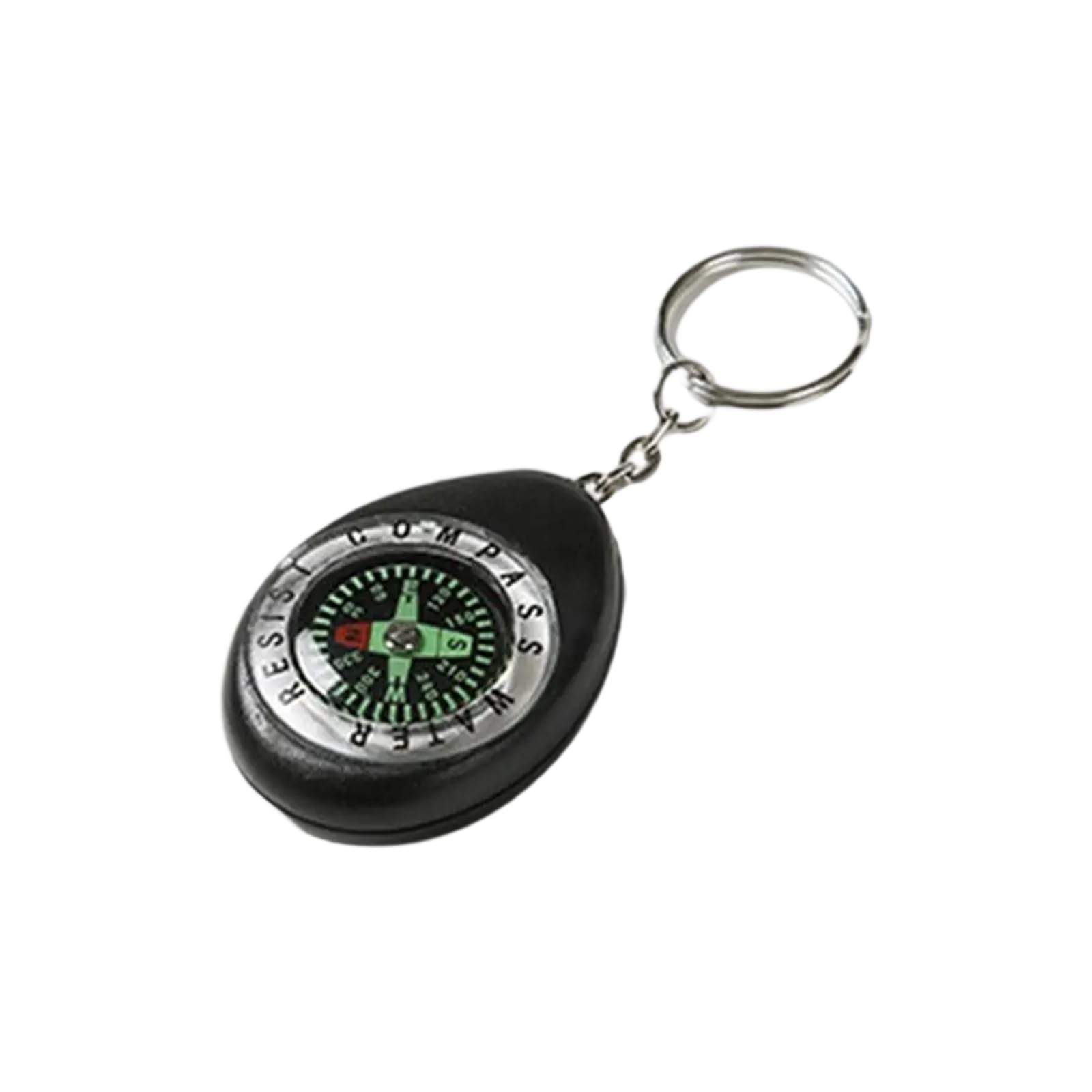 NEWFT Small Survival Compasses Keychain Backpack Pendant for Hiking and Camping Enthusiasts Practical Miniature Outdoor Gadget