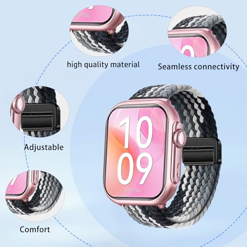 Correa de Nylon Trenzado para Smartwatch SWGOTA G62 miniatura 2