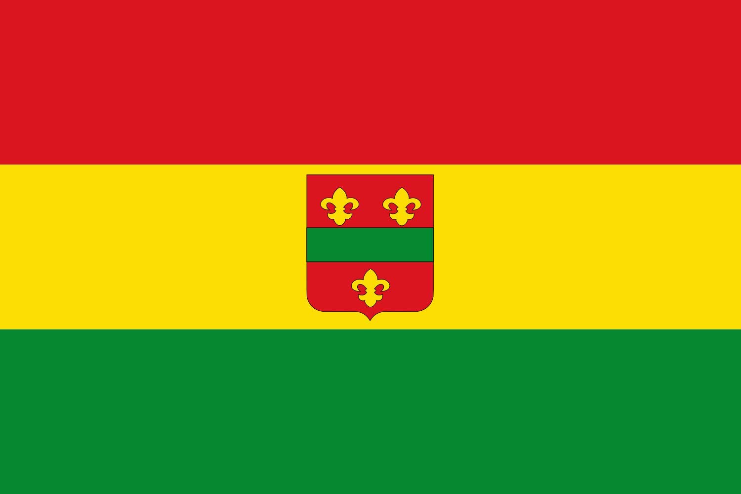 Drapeau Hillegom vlag 1938 grand modèle pour remplacer votre pavillon usé facilement