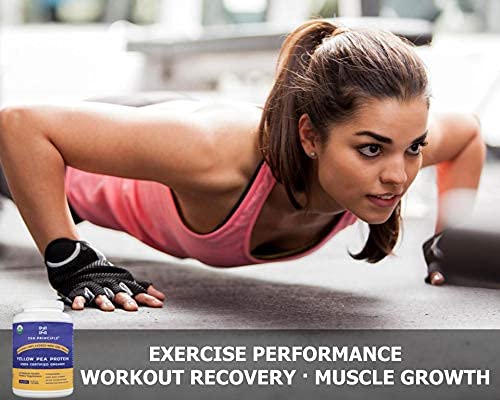 Ultra Premium Organic Pea Protein Powder. Usda Certified Only From Usa And Canada Grown Peas. No Gmo, Soy Or Gluten. Vegan. Full Spectrum Amino Acids (Bcaa). More Protein Than Whey. 3 Lb. #TOP6