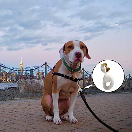 Anley A.FLAGPOLE.ROPECLIP.2PC Flag Accessory - 1 Pair White Rubber Coated Brass Swivel Snap Hook thumb #5