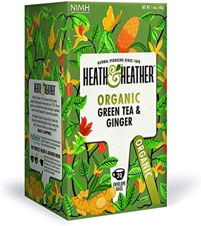 Heath & Heather Organic Green Tea & GingerEU Organic
