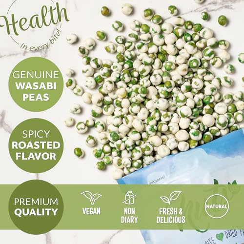 image for NUTS - U.S. - HEALTH IN EVERY BITE ! NUTS U.S. - Wasabi Coated Green P