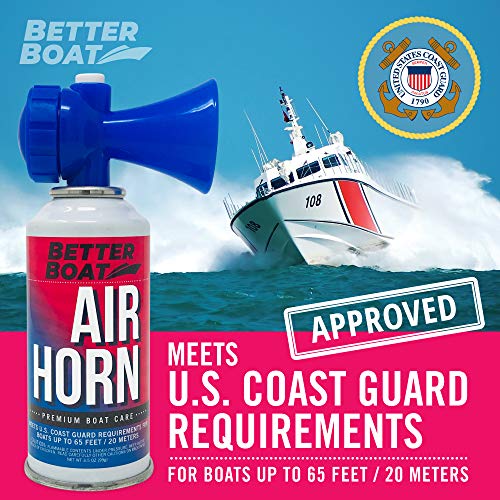 image for Better Boat Air Horn Can for Boating & Safety Very Loud Canned Boat Ac