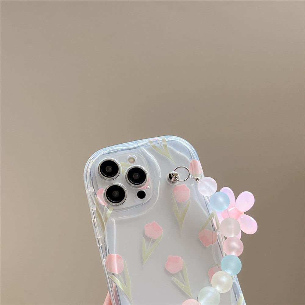 スマホアクセサリー DECO depuis1985 3D FLOWER MALTI CHAIN