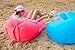 Mockins Kids Inflatable Lounger Air Sofa Perfect for Beach Chair Camping Chairs or Portable Hammock and Includes Travel Bag Pouch and Pockets | Easy to Use Camping Accessories -Pink Color