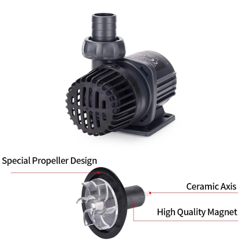 Jebao DC Pump DCP-6000Ⅱ DCP-6000 ポンプ Jebao DCP-2500 Sine Wave Return Pump, 23W, 2500L/H, 105x73x95MM