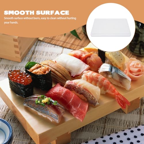 Plato rectangular reutilizable para sushi 30x19cm plástico miniatura 4