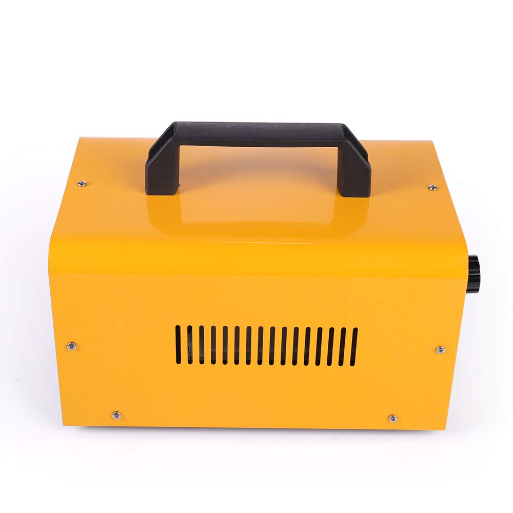 Topchances - Generador de ozono de comercio de ozono, 16 G/h, purificador de aire industrial para habitación, ahumado, coches y animales domésticos (amarillo)