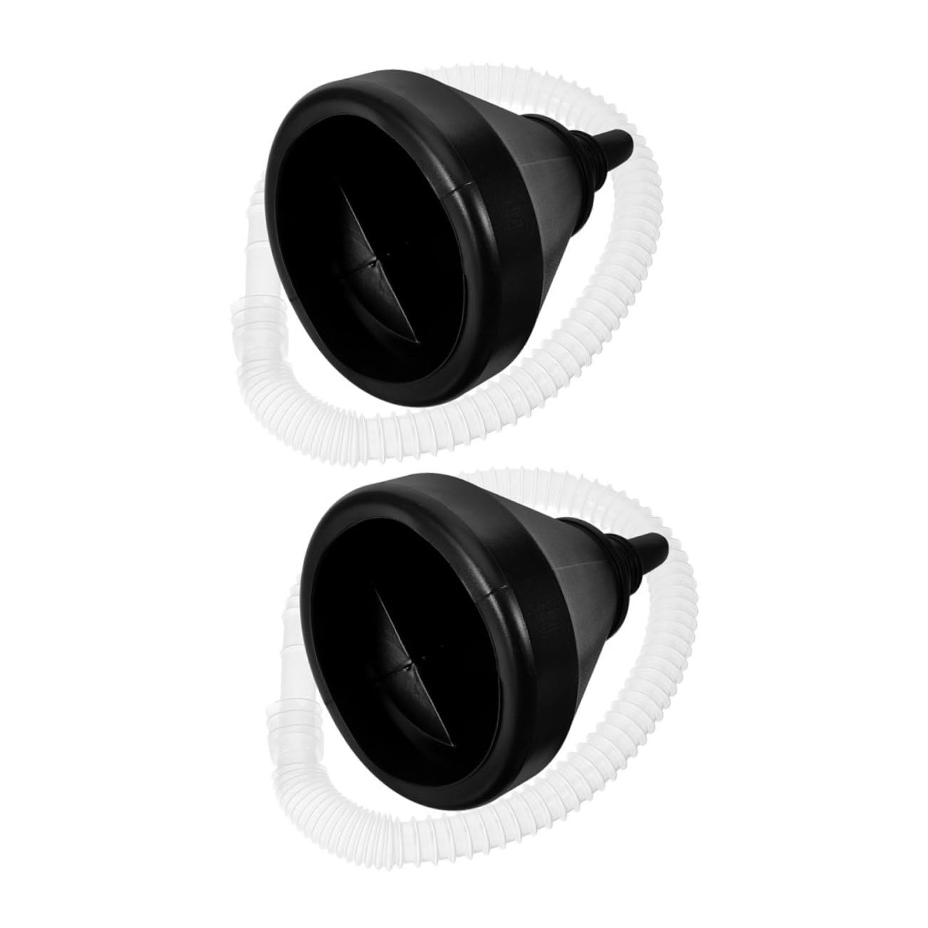 Embudo de Aceite con Filtro de Plástico, 2 Piezas para Coche y Moto | Boca Ancha, Diseño Portátil y Robusto, para Repostar, Cambiar y Transferir Líquido