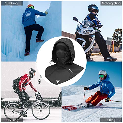 ROCKBROS Máscara Balaclava à prova de vento para inverno masculina e feminina para esqui, snowboadin