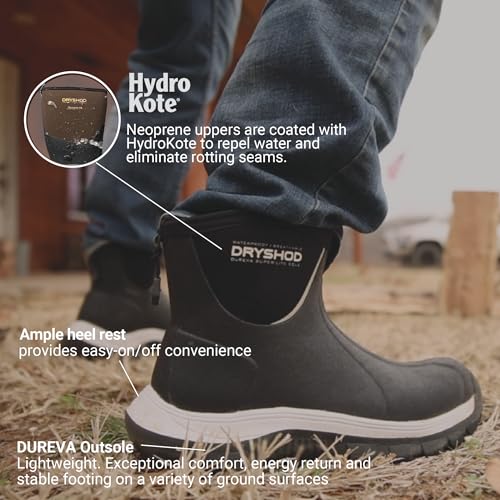 Dryshod Evalusion Lightweight Men's Ankle Boot | Waterproof | Rubber | Comfortable3