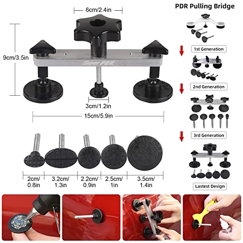 Super Pdr DRK-0205 93Pcs Paintless Dent Repair Kit, Car Dent Removal Tools thumb #4