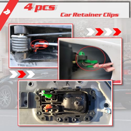 Image of OTUAYAUTO 8PCS Tailgate Handle Clip, Lock Rod Clips