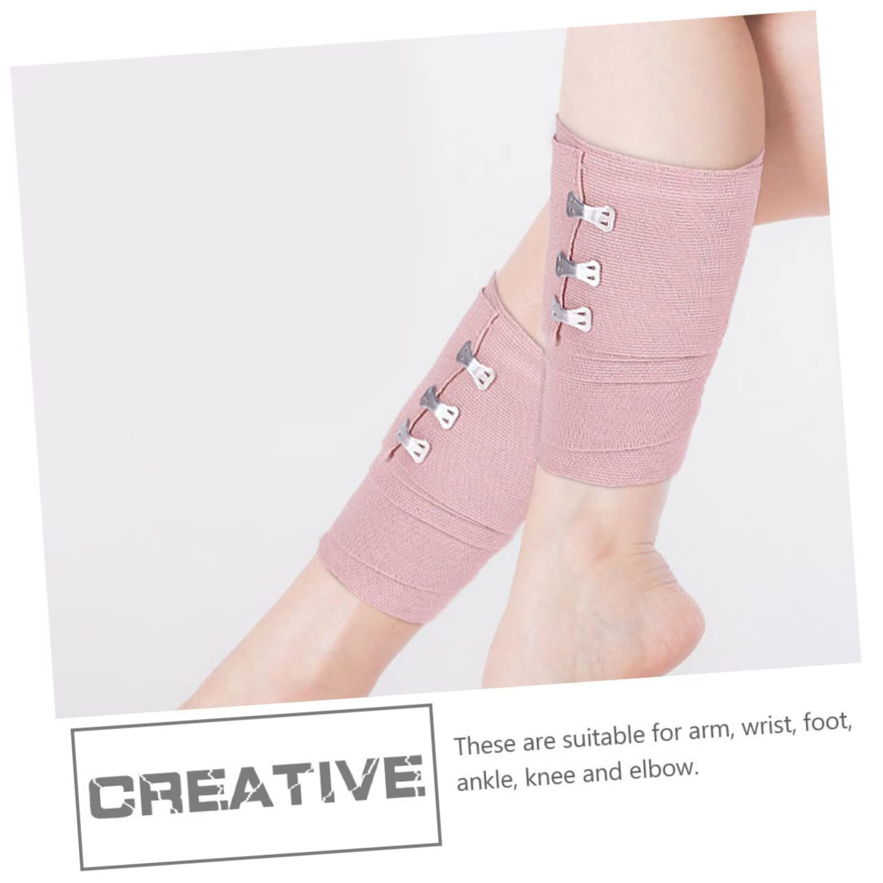 POPETPOP 2pcs Elastic Sports Wrap Bandage for Hand Foot Leg Knee Elastic Wrap Bandage