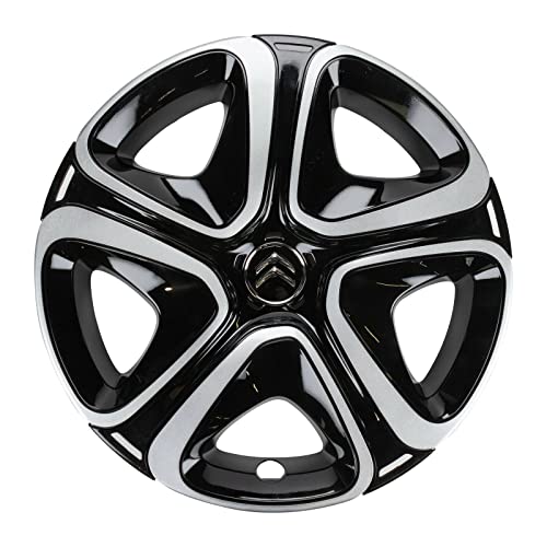 NON ORIGINALI COPRICERCHIO NERO CITROEN C3 DAL 2017 -> - DIAMETRO 16 POLLICI - NERO/GRIGIO