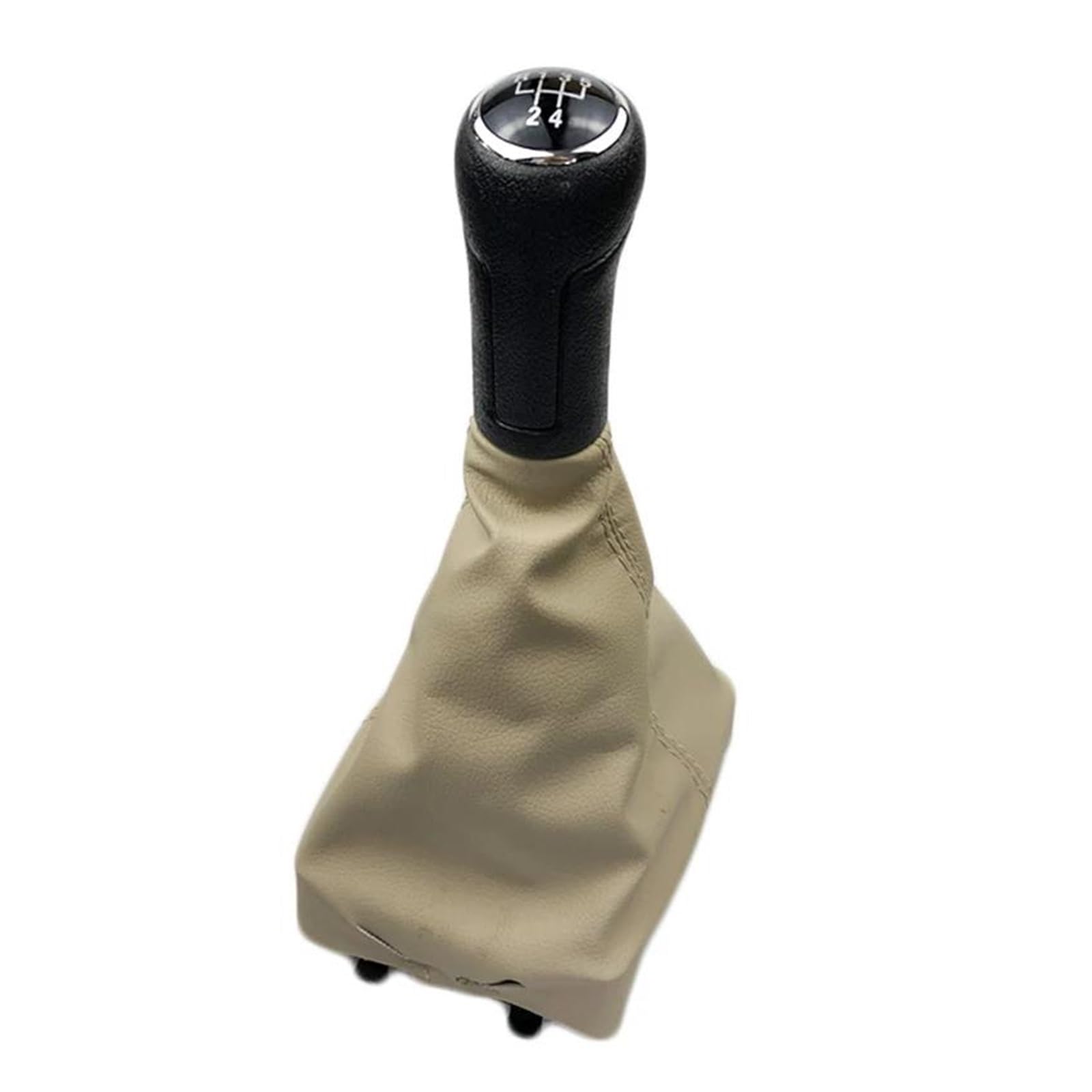 MOCALUX Gear Stick Shift Lever Knob for VW for Polo 9N 9N2 2002-2009 Gear Shift Knob Shifter Lever Stick Gaiter Boot Modification Parts(A,for 5 Speed)