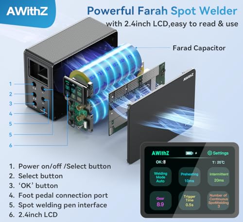 AWithZ 14.6KW Capacitor Spot Welder