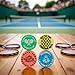Cauaoa 4 Pcs Spicy/Aggressive Reminder to Keep You On Your Tennis Game - Tennis Vibration Dampener, Tennis Racket Dampener, The Best Tennis Gift for Every Player and Team Tennis Vibration Dampeners