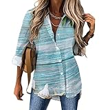 Tissu doux et léger : cette chemise est fabriquée à partir de tissu polyester, offrant un toucher léger et doux qui assure un confort tout au long de la journée. Idéal pour ceux qui recherchent des chemises boutonnées pour femmes qui combinent style et confort