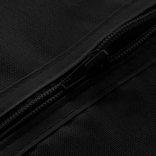 Saraflora Outdoor And Indoor Tablecloth -60 Inch Round, Black Wrinkle Free Washable Waterproof Table Cloth With Umbrella Hole And Zipper Round Table Cover For Spring/Summer/Patio/Picnic/Bbqs/Party #TOP4