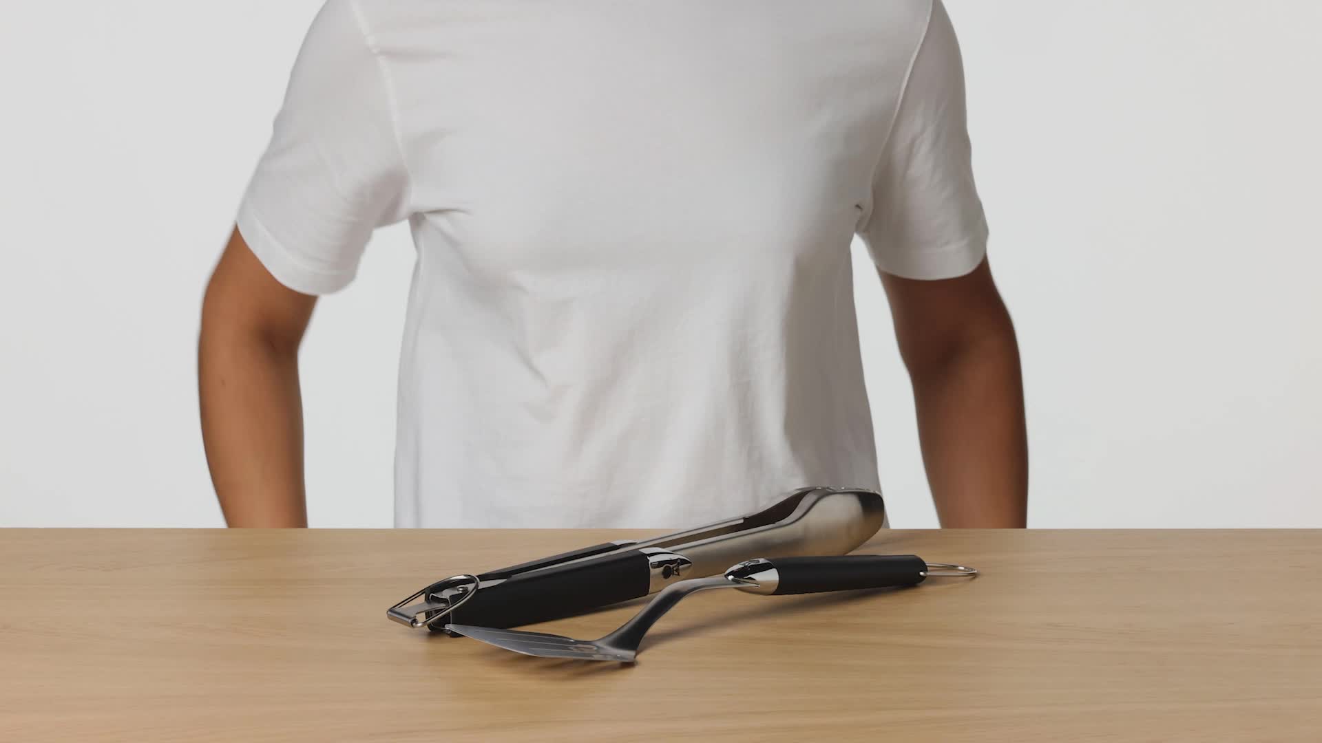 Weber 2-Piece Stainless Steel Portable BBQ Tool Set, Great for