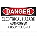 Brady 95357, Admittance Sign, (Pack of 15 pcs)