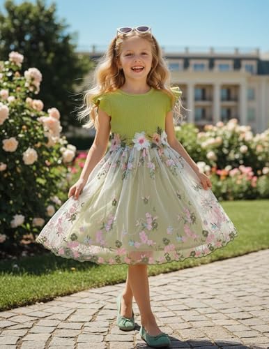 Image of PATPAT Girls Tulle Tutu Party Birthday Princess Formal Fancy Princess Dress