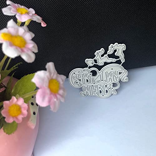 Christmas Die Cuts, Die Cuts For Card Making, Scrapbooking Die-Cuts, Merry Christmas Metal Die Cuts Flowers Cutting Dies Stencil Template Mould For Diy Crafts Scrapbook Album Paper Card Embossing #TOP2
