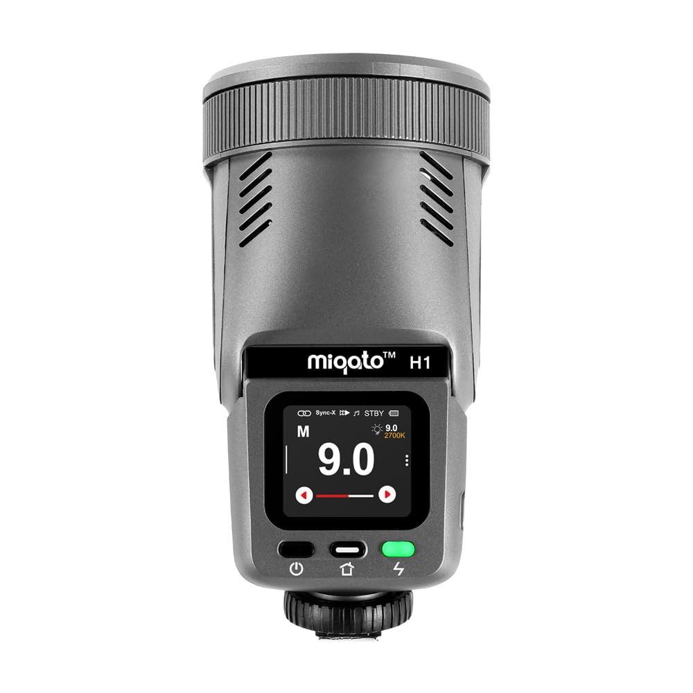 Amazon | JINBEI LEDスピードライト H1 グレー マルチタイプ