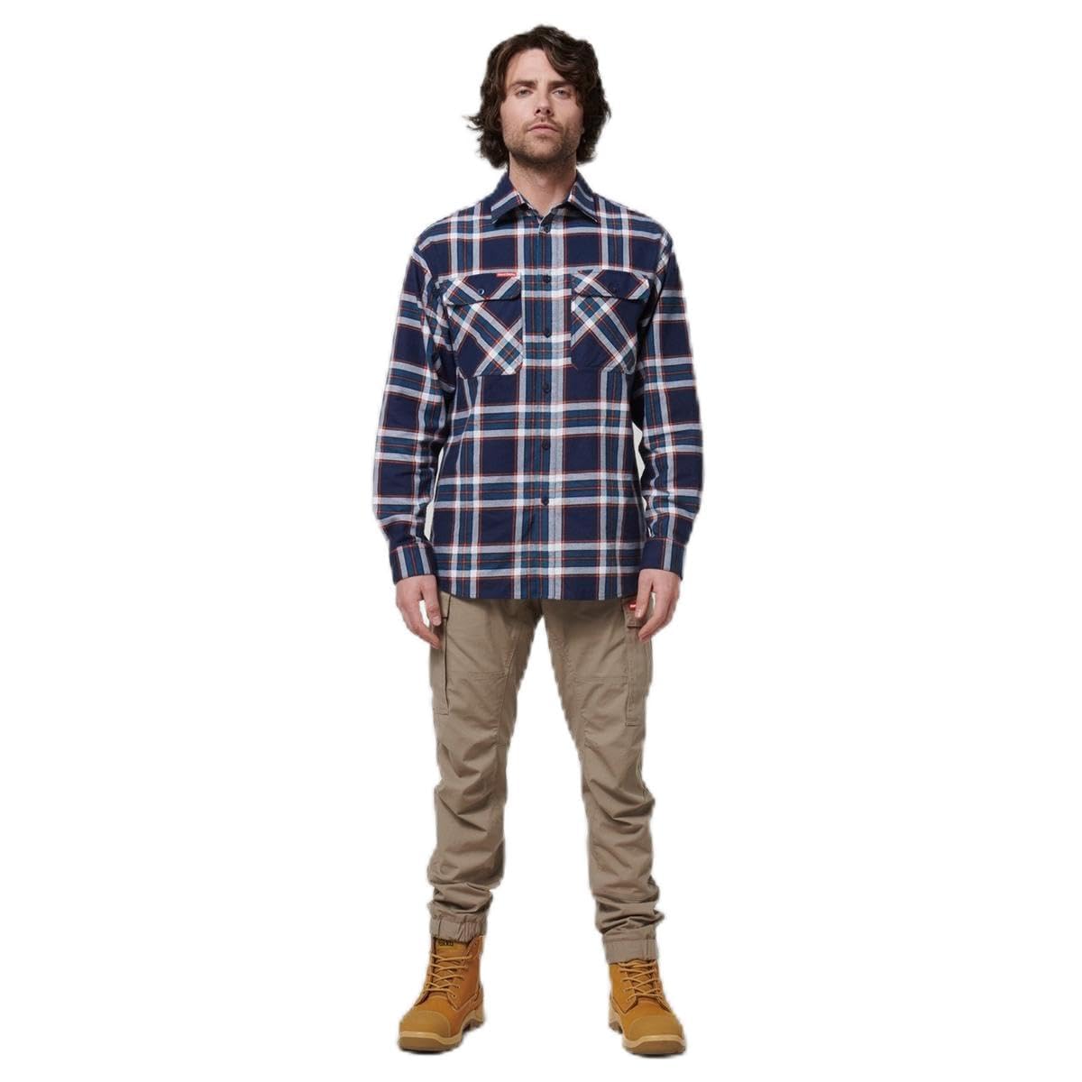 Hard Yakka core Flannel Shirt Navy XXL Navy