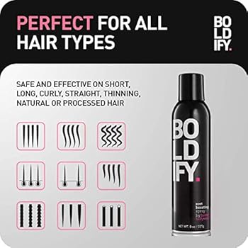Amazon.com : BOLDIFY Spray Root Booster for Hair Volume ...