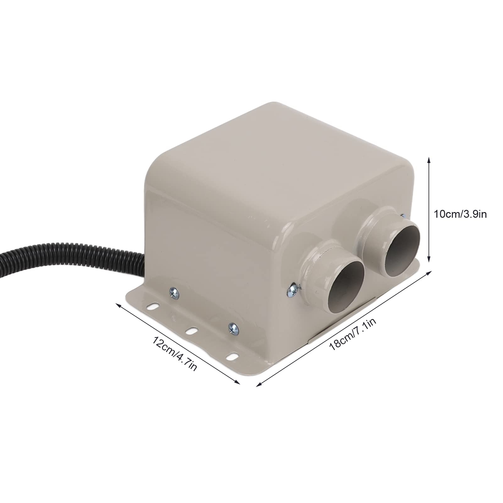 Keenso Auto-Heizlüfter, schnelle Abtauung, Auto-Elektro-Abtauheizung, 800W tragbar, Windschutzscheiben-Heizlüfter 12V für kalte Tage im Auto.