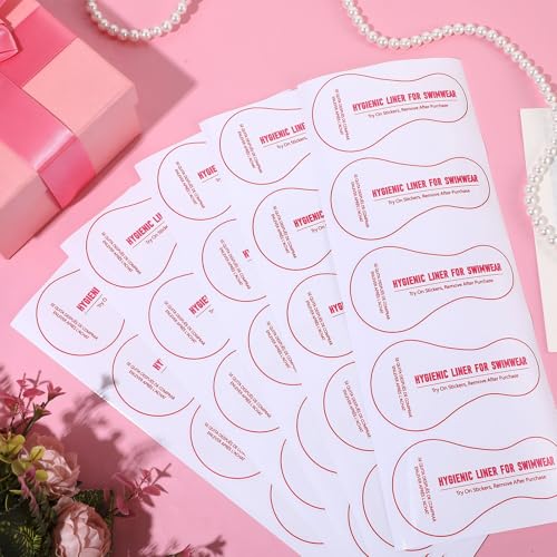 Image of Dunzoom 100 Pcs Protective Hygienic Thong Liners Women Clear Adhesive Panty Liner Strips Try on Stickers for Swimwear Bikini