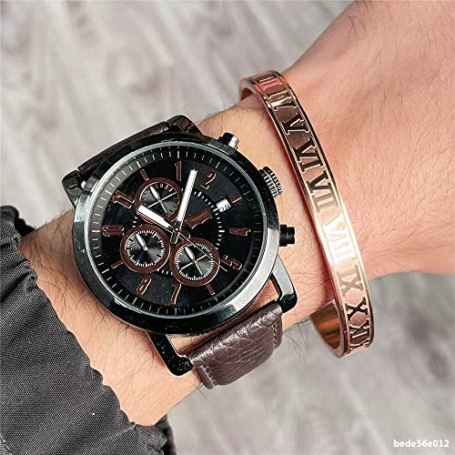 Pulsera de acero inoxidable con números romanos miniatura 7