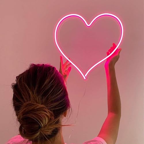 Miniatura 1 de Paneles de luz LED inteligentes - Lámpara de pared de neón con pilas o luz LED de neón LED arcoíris operada por USB, luces de noche para dormitorio,