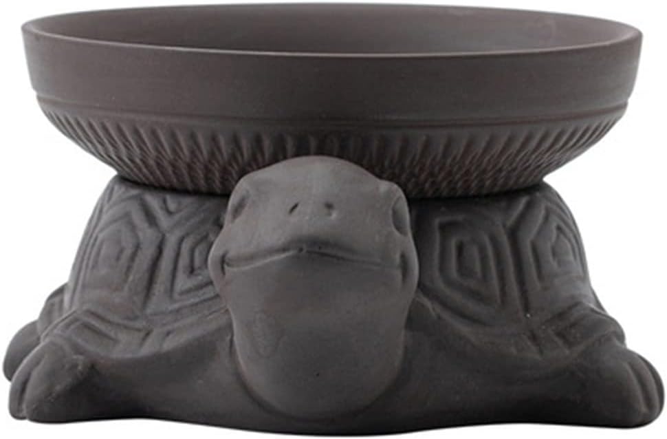 XIALON 4.5inch Purple Sand Turtle Shape Tea Strainers Kung Fu Tea Set Creative Tea Filter