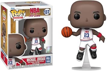 Funko Michael Jordan 1988 All-Star + Pop Protector NBA Legends Pop! Basketball Vinyl Figure Gift Set Bundled with ToyBop Brand Box Protector Collector Case