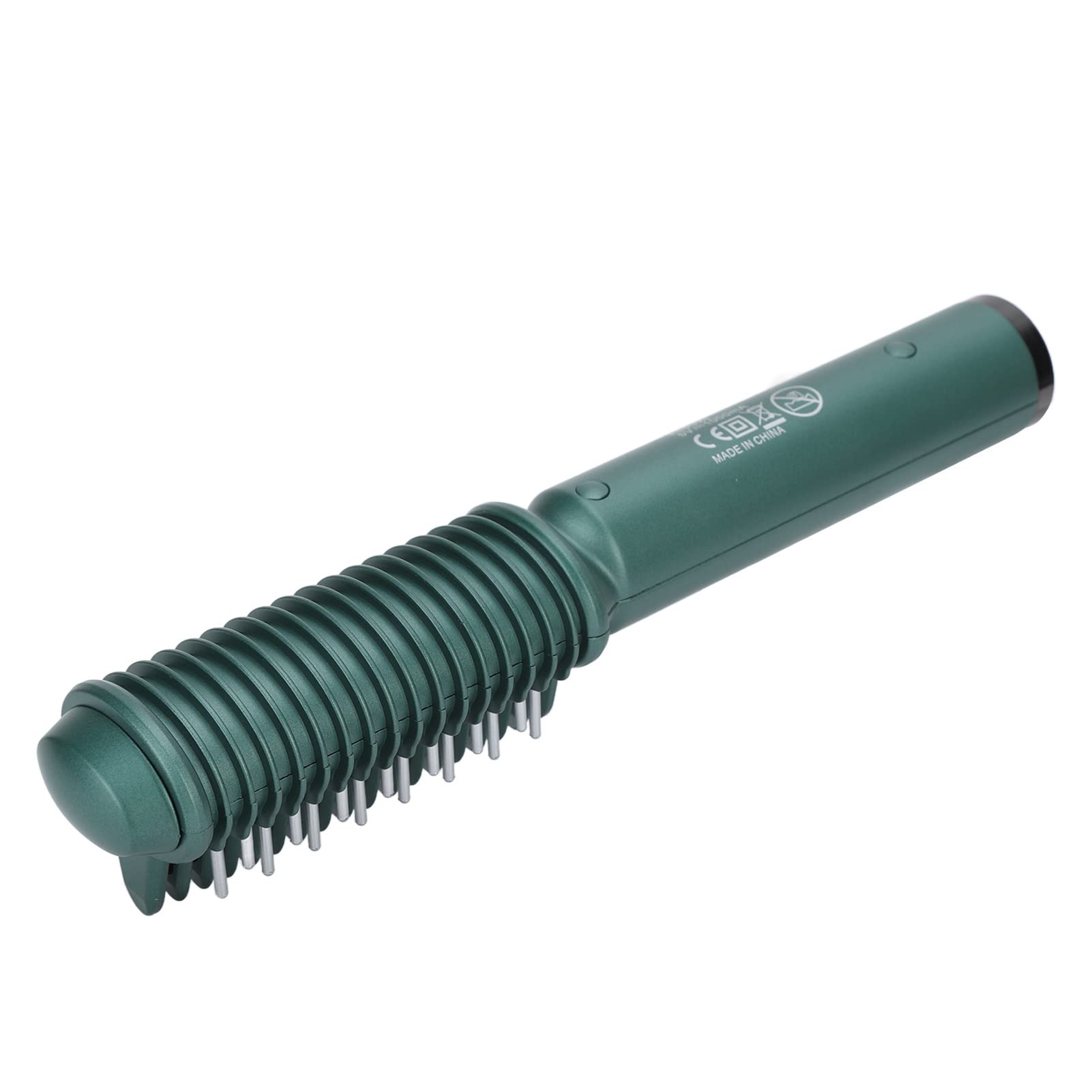 Cordless Hair Straightening Curling Brush, Ergonomic Hair Brush for Blowdrying Curling Straightening, Evenly Quickly Heating USB Rechargeable Hair Styling Tool, Gift for Men Women and Hairdresser