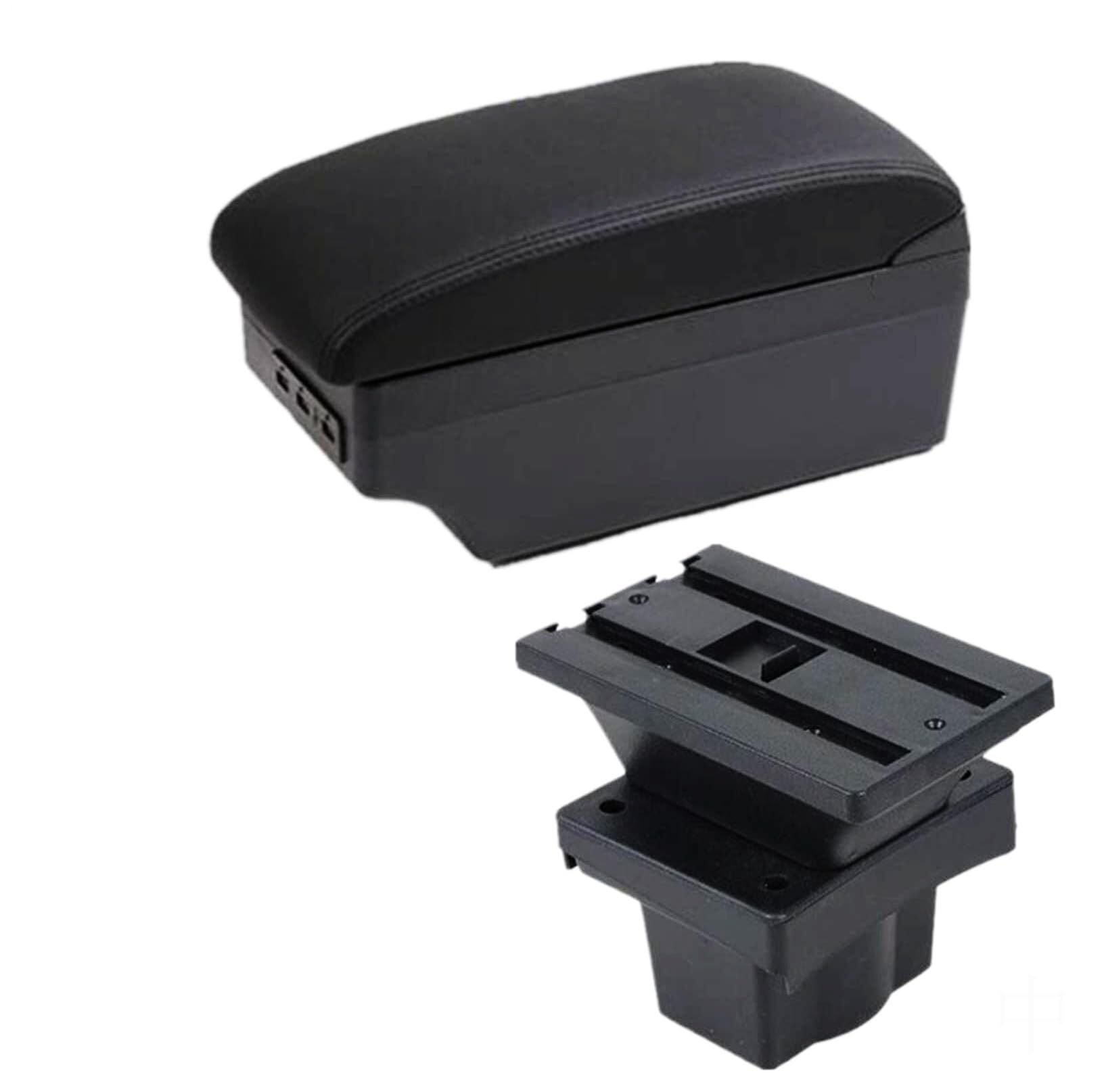 GTDTKGANAK Storage Box For Seat For Arona Central Armrest Storage For Box with USB(C1 7 Usb)
