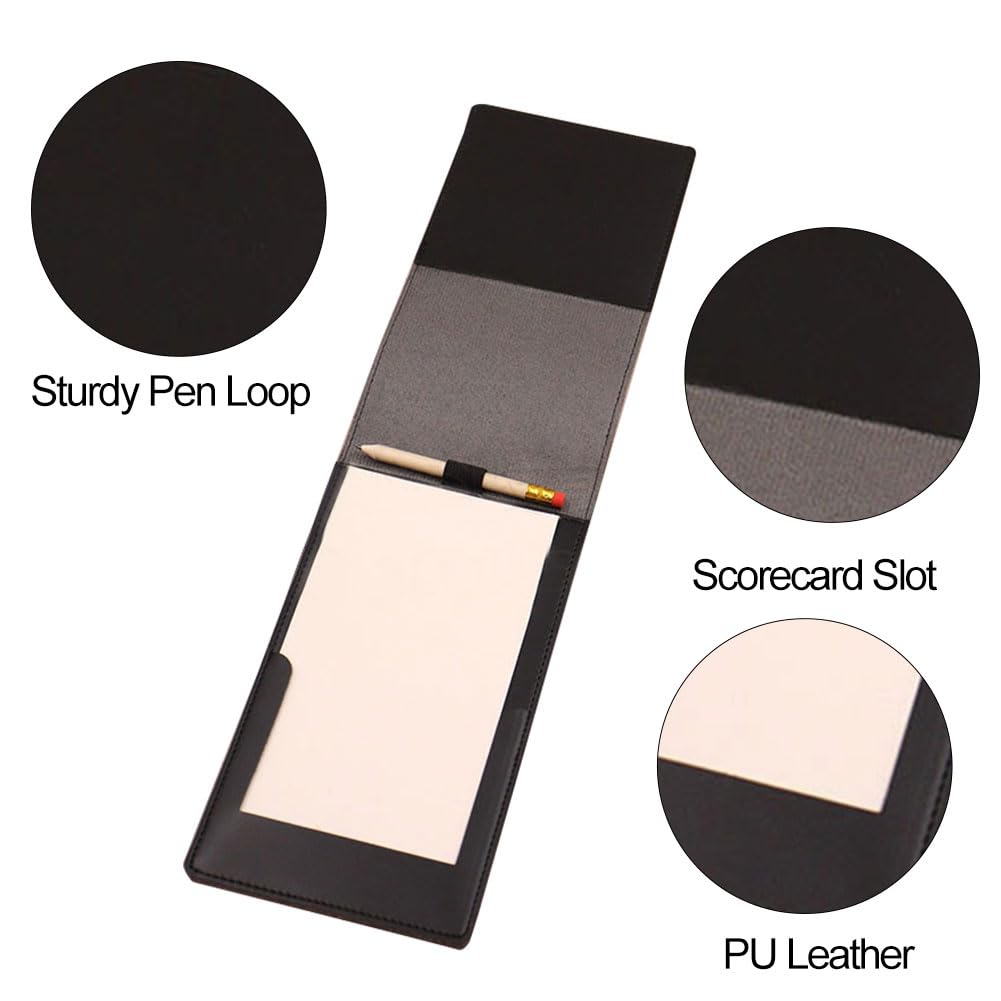 PATIKIL Golf Scorecard Holder, Porte-Carte De Score en Cuir
