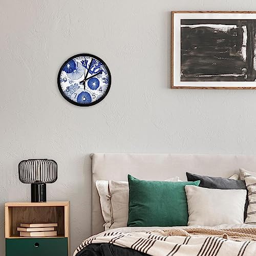 Horloge murale silencieuse à piles pour chambre évitant les bruits nocturnes - 8
