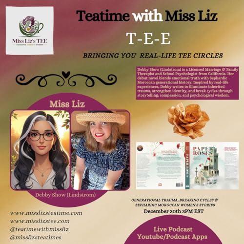 Miss Liz Serves Debby Show Paper Roses